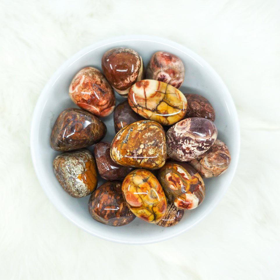 Rhyolite Tumbled Crystals - Self-Esteem & Acceptance - Juniper Stones