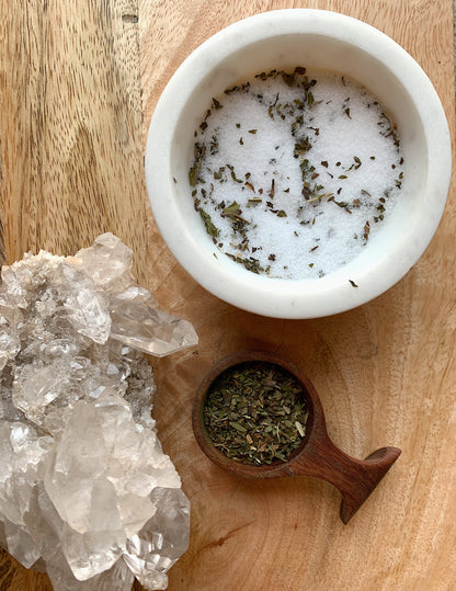 Protection Salts with Magical Herbs