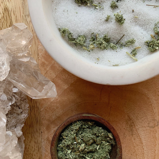 Protection Salts with Magical Herbs