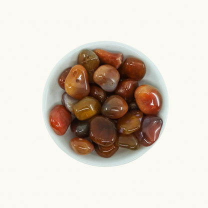 River Agate Tumbled Crystals - Humor & Emotional Stability - Juniper Stones