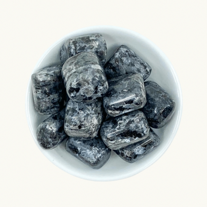 Larvikite Tumbled Crystal - Positive Energy Flow & Inner Vision - Juniper Stones