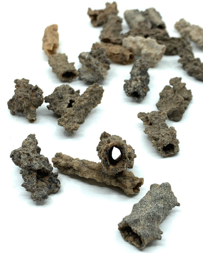  Rare Crystal Collection - Fulgurite Tubes - Manifestation Energy