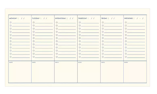 Weekly Planner