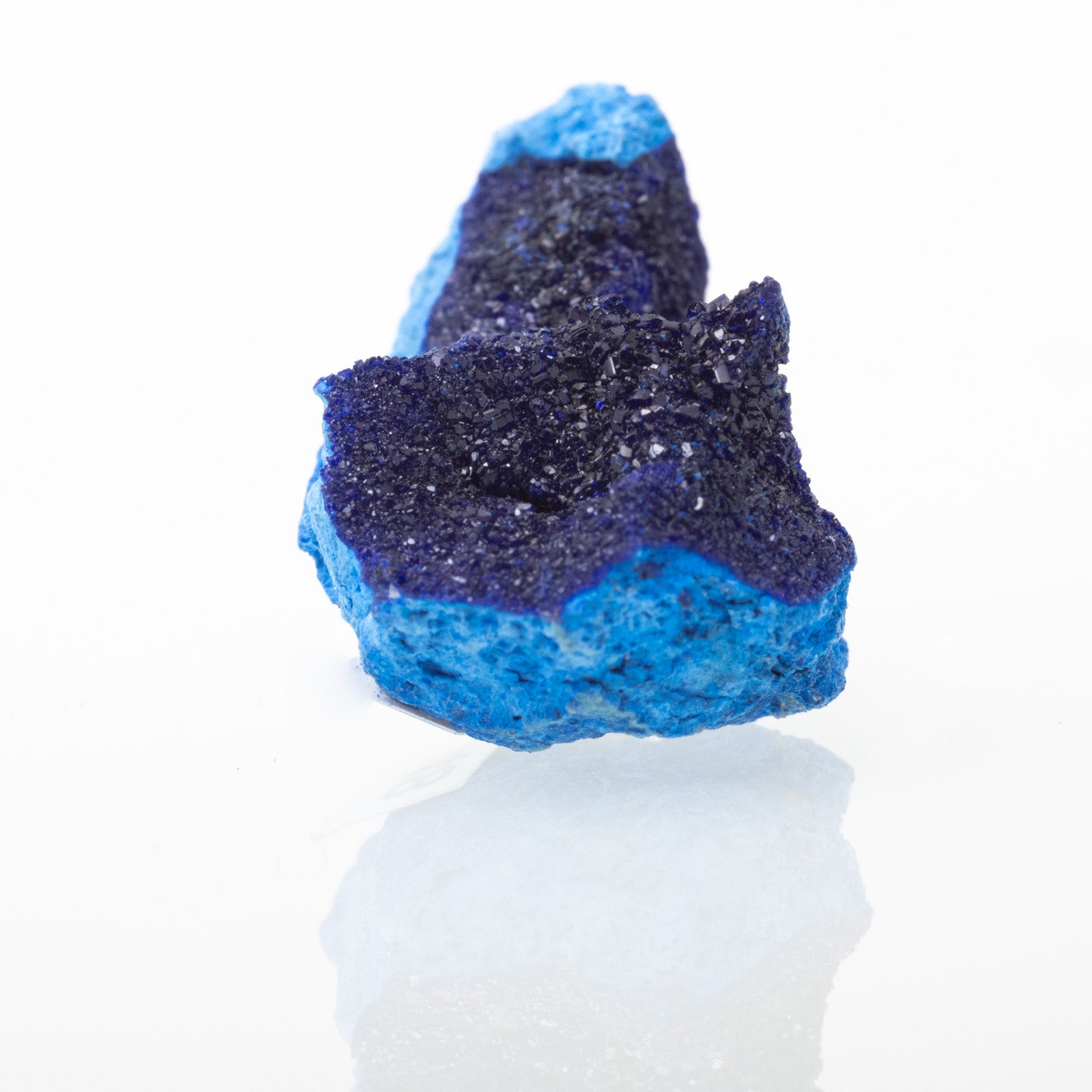  Vibrant blue Azurite crystal, approximately 0.75 inches in size, handpicked for you by Juniper Stones