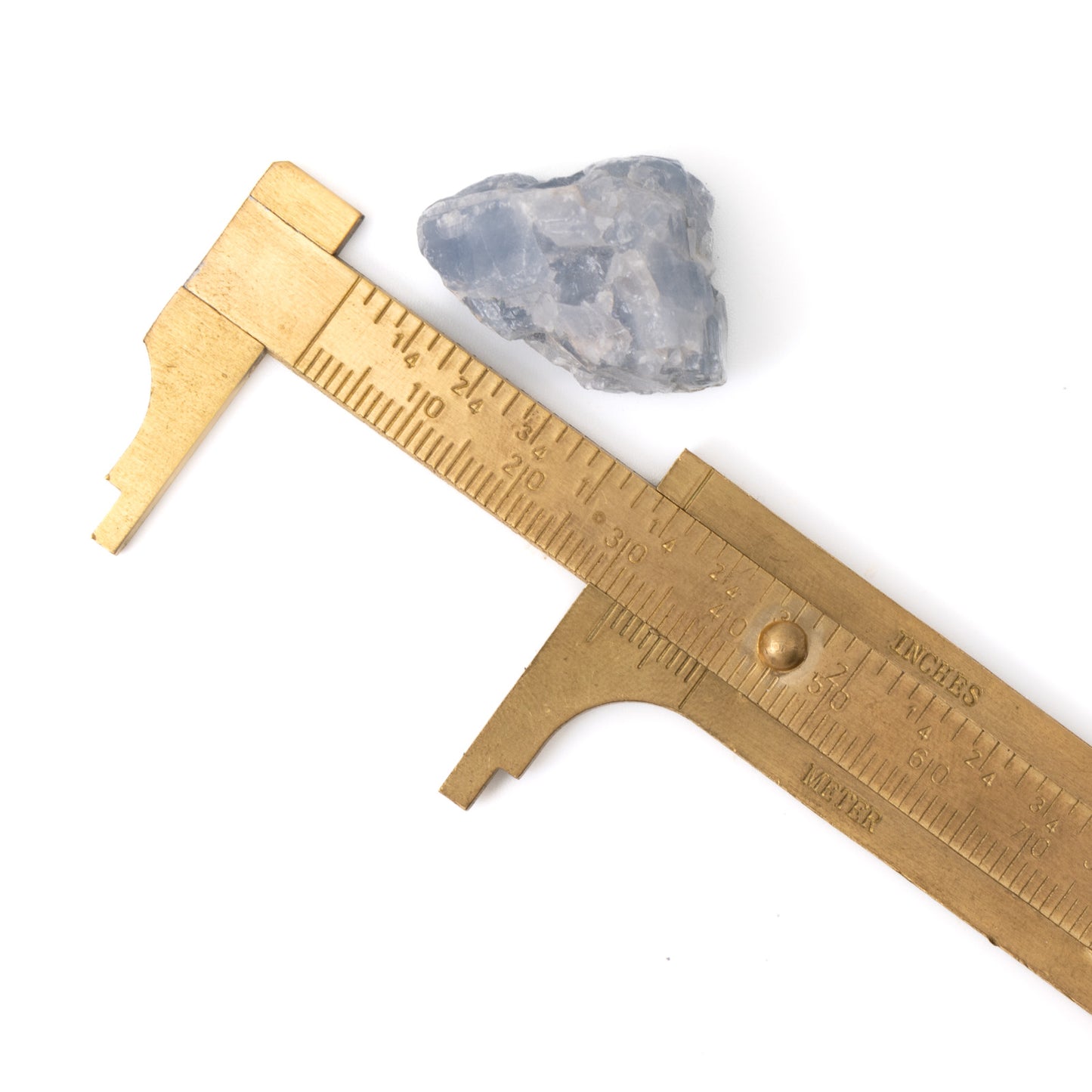 : Blue Calcite rough pieces, approximately 1" in size, handpicked for you by Juniper Stones